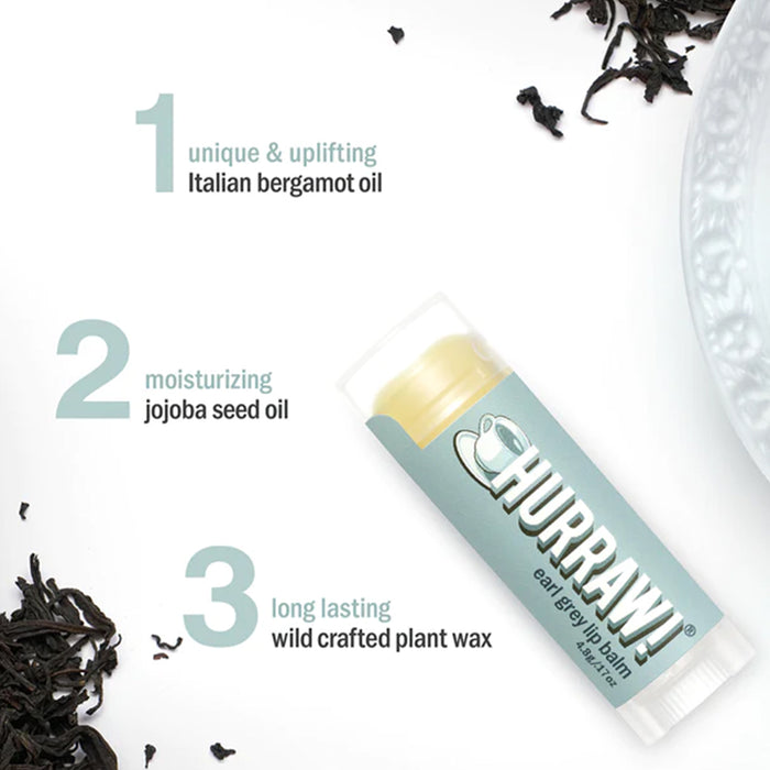 Hurraw Earl Grey Lip Balm 4.8g