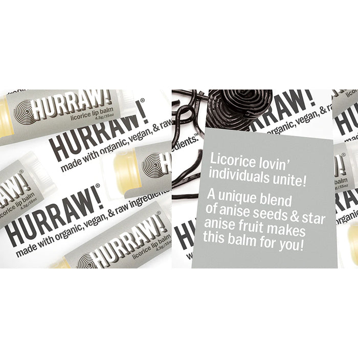 Hurraw Licorice Lip Balm 4.8g