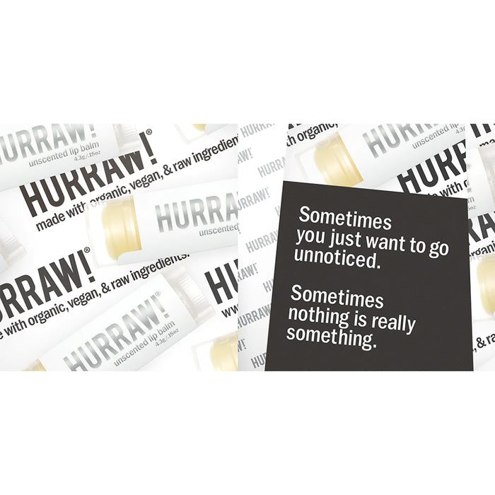 Hurraw Unscented Lip Balm 4.8g