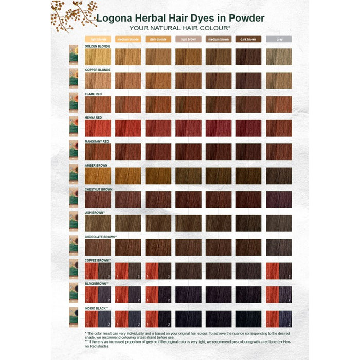 Logona Golden Blonde Herbal Hair Colour 100g