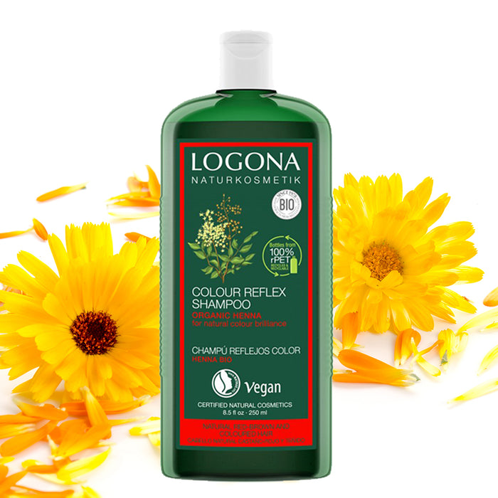 Logona Colour Care Shampoo Henna for Red to Brown Hair 250ml