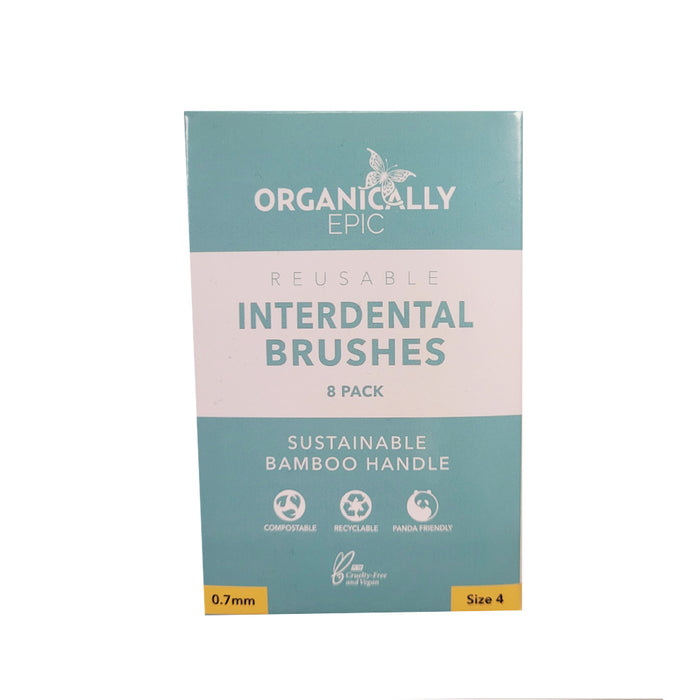 Organically Epic Interdental Brushes Size 4 = 0.7mm