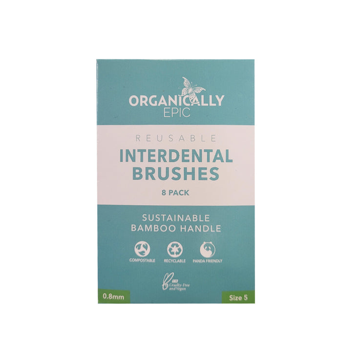 Organically Epic Interdental Brushes Size 5 = 0.8mm