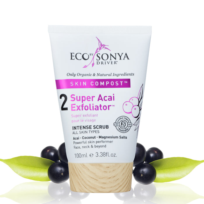 Eco by Sonya Super Acai Exfoliator Intense Face Scrub 100ml