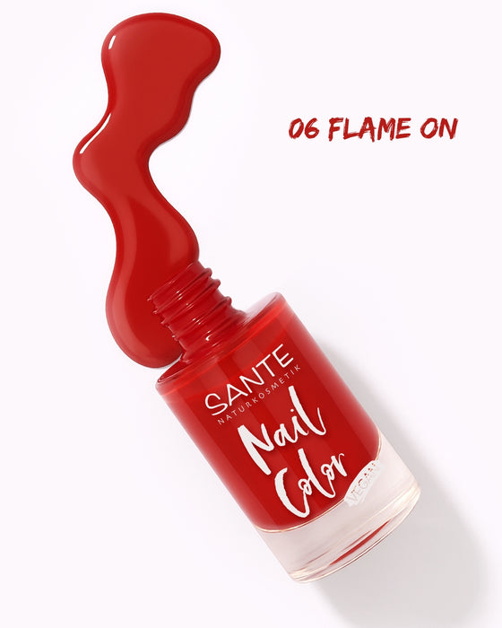 Sante Nail Polish Varnish - Colour 06 Flame On 8ml