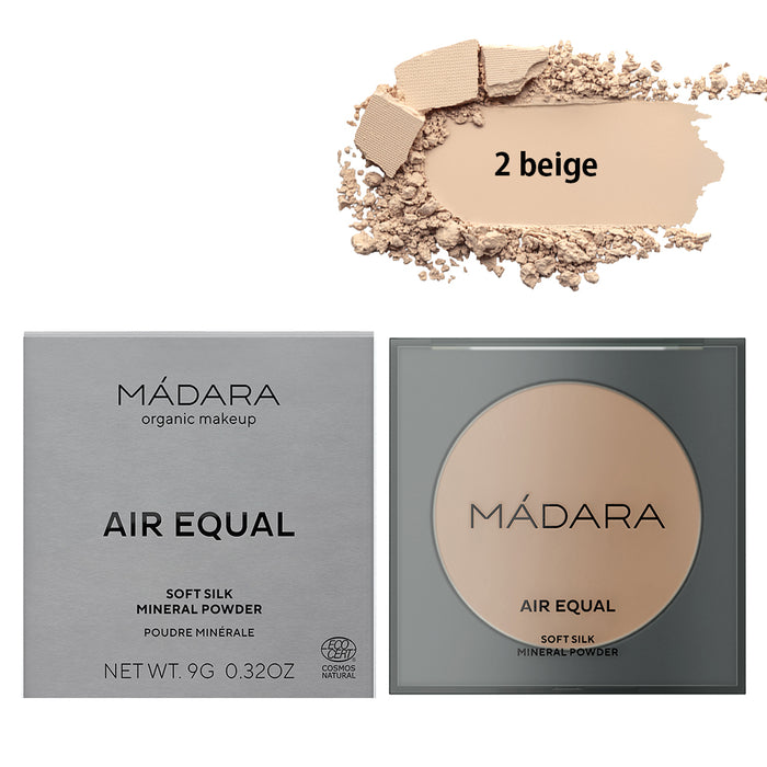 Madara AIR EQUAL Soft Silk Mineral Powder 2 Beige 9g