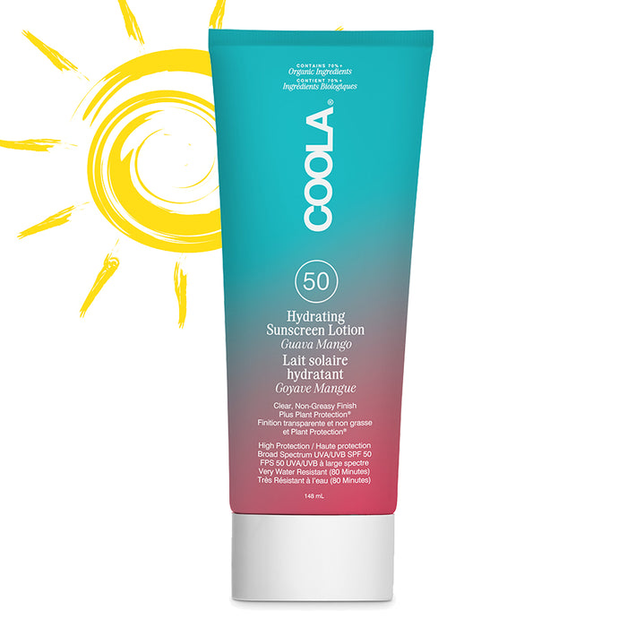 COOLA Classic Body Organic Sunscreen Lotion SPF50 - Guava Mango 148ml
