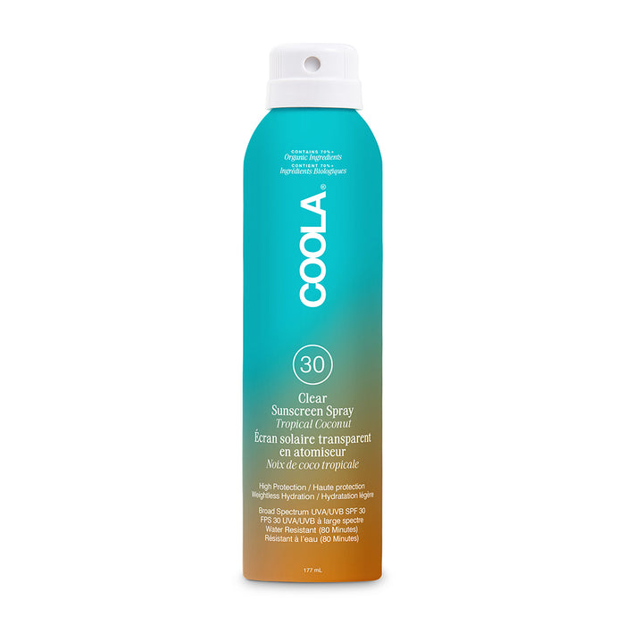 COOLA Classic Body Organic Sunscreen Spray SPF30 - Tropical Coconut 177ml
