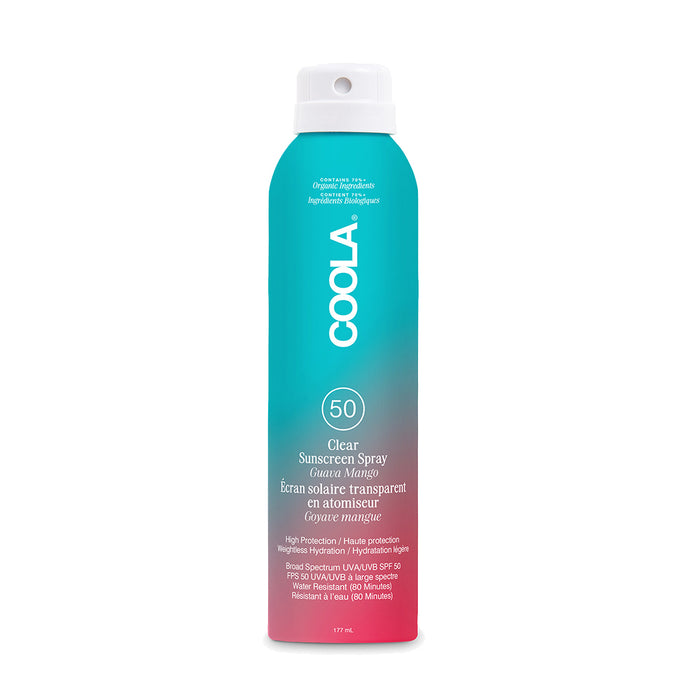 COOLA Classic Body Organic Sunscreen Spray SPF50 - Guava Mango 177ml