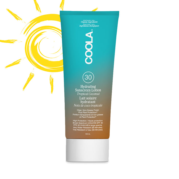 COOLA Body Organic Hydrating Sunscreen Lotion SPF30 - Tropical Coconut 148ml