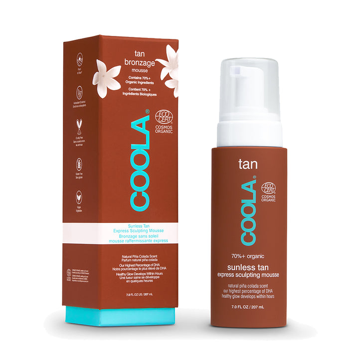 COOLA Organic Sunless Tan Express Sculpting Mousse 207ml