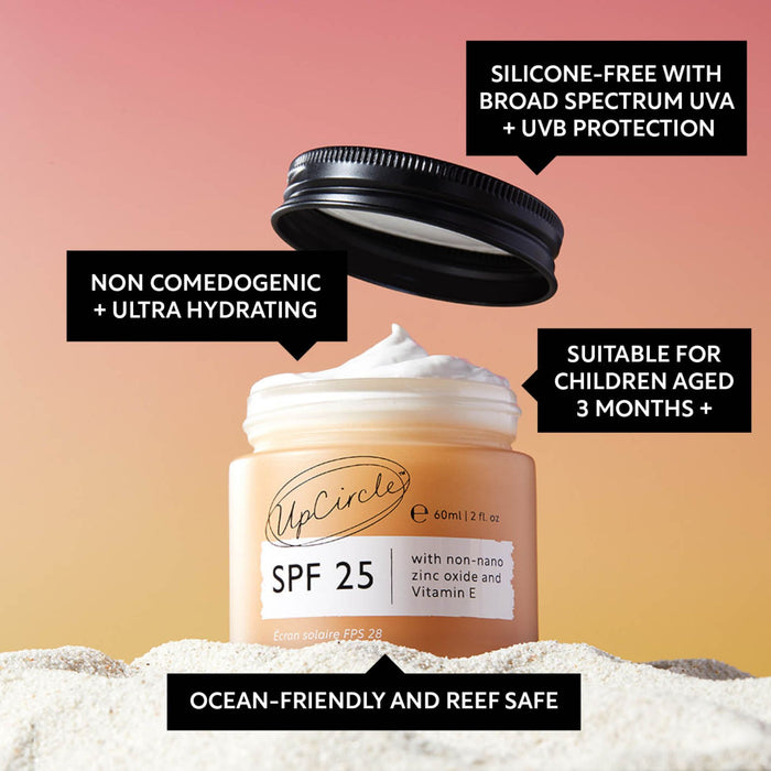 UpCircle SPF 25 Mineral Sunscreen 60ml