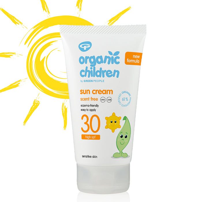 Green People Organic Children Sun Lotion SPF30 - Scent Free 150ml