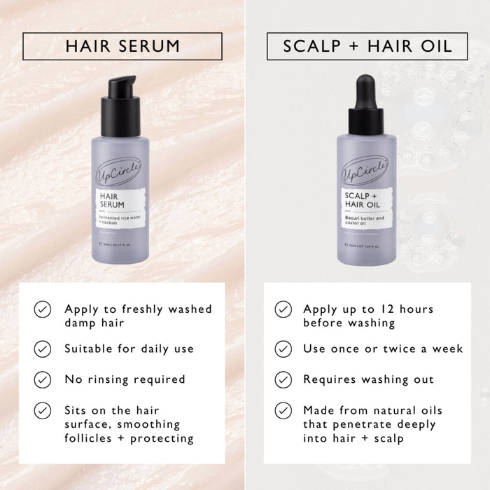 UpCircle Scalp + Hair Oil with Upcycled Bacuri Butter and Castor Oil 50ml