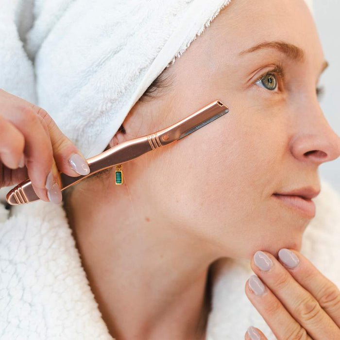 Jungle Culture Eyebrow Razor (Rose Gold) - Blades included