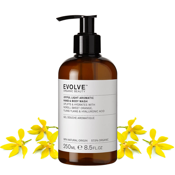 Evolve Beauty Joyful Light Aromatic Hand & Body Wash 250ml
