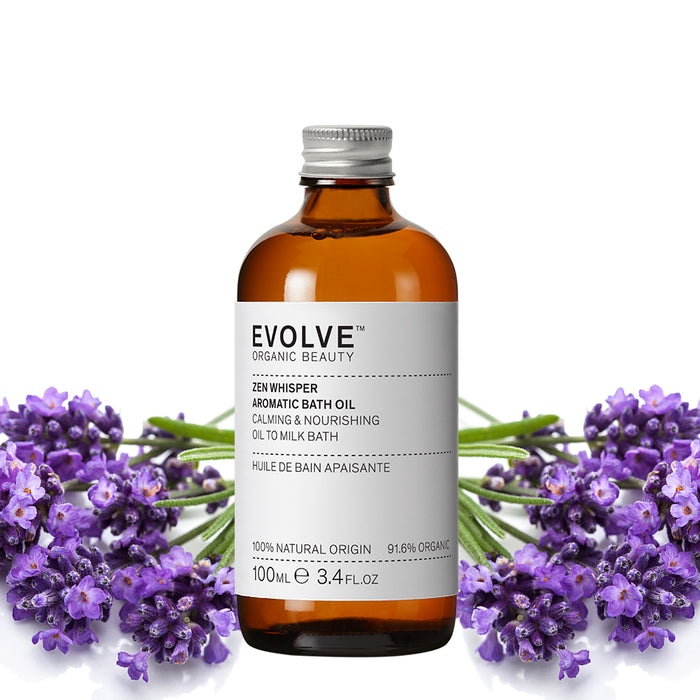 Evolve Beauty Zen Whisper Aromatic Bath Oil 100ml