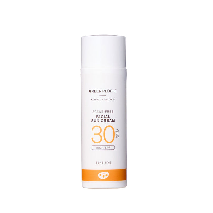 Green People Facial Sun Cream Scent Free SPF30 50ml