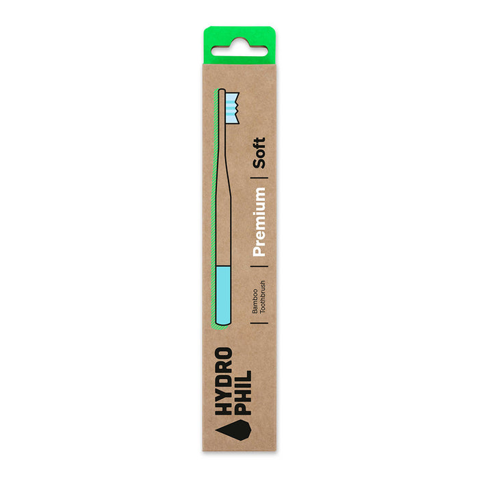 Hydrophil Adult - Biodegradable, Bamboo Toothbrush Premium - Soft