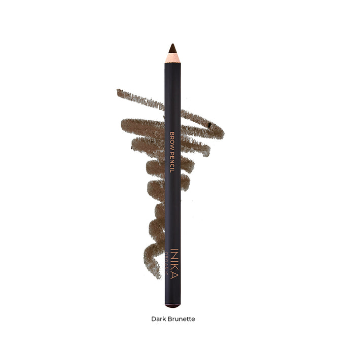 INIKA Organic Brow Pencil Dark Brunette 1.1g