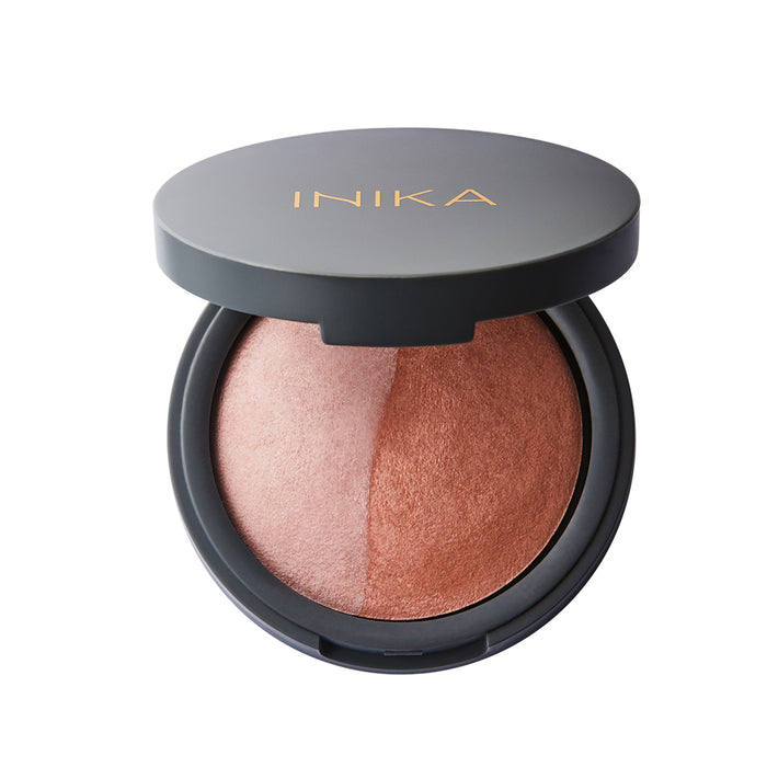 INIKA Organic Mineral Baked Blush Duo Pink Tickle 6.5g