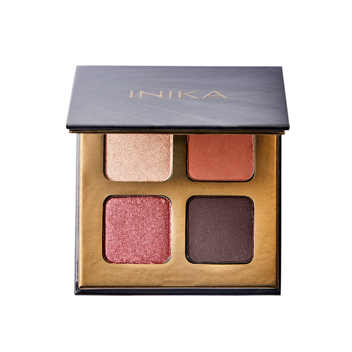 INIKA Organic Quad Eyeshadow Palette Flowers 8g