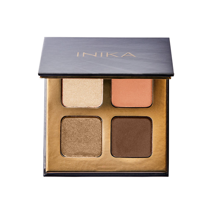 INIKA Organic Quad Eyeshadow Palette Sunset 8g