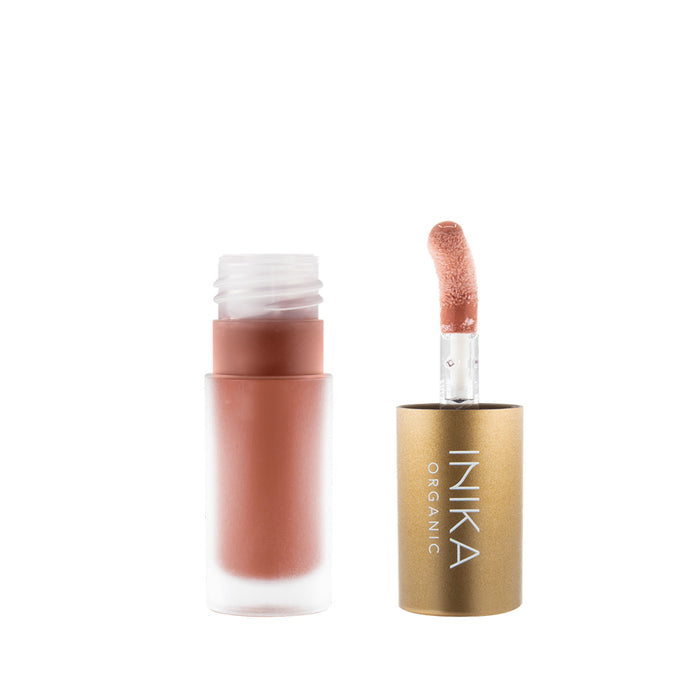 INIKA Organic Tinted Lip Oil - Collagen + Squalane - Blossom