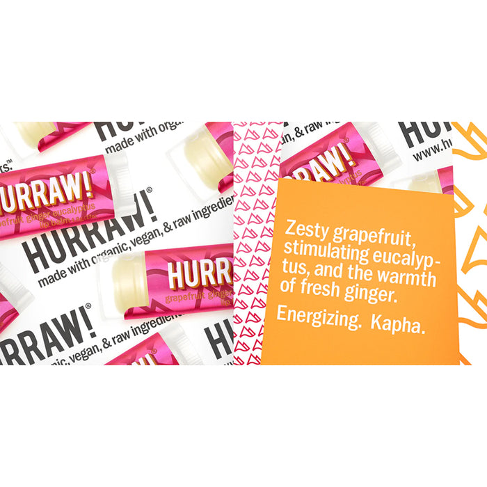 Hurraw Kapha Lip Balm - Grapefruit Ginger Eucalyptus 4.8g