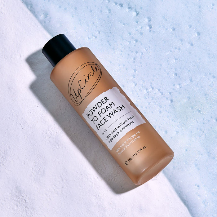 UpCircle Powder to Foam Face Wash with Willow Bark + Papaya Enzymes 55g