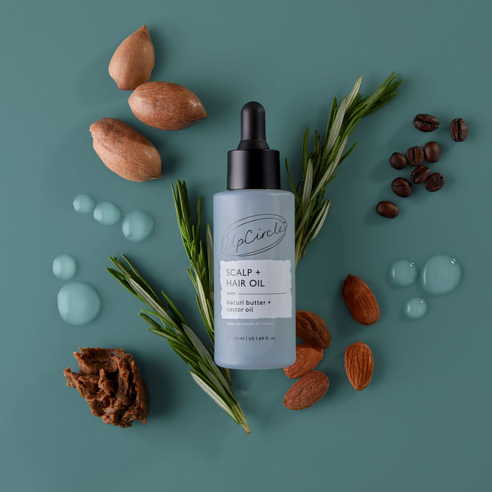 UpCircle Scalp + Hair Oil with Upcycled Bacuri Butter and Castor Oil 50ml