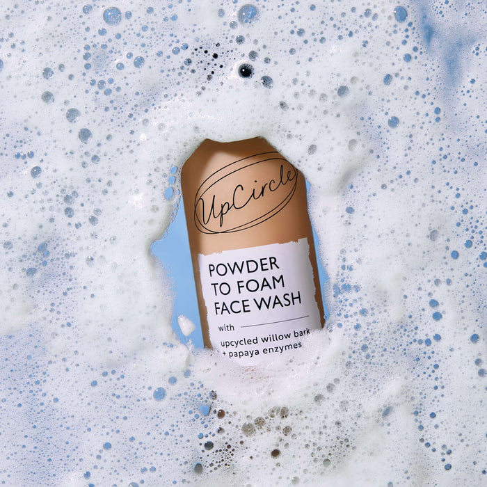 UpCircle Powder to Foam Face Wash with Willow Bark + Papaya Enzymes 55g