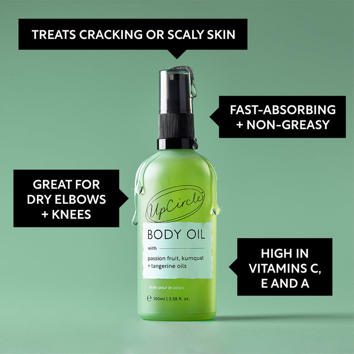 UpCircle Body Oil with Passion Fruit + Kumquat Oil 100ml