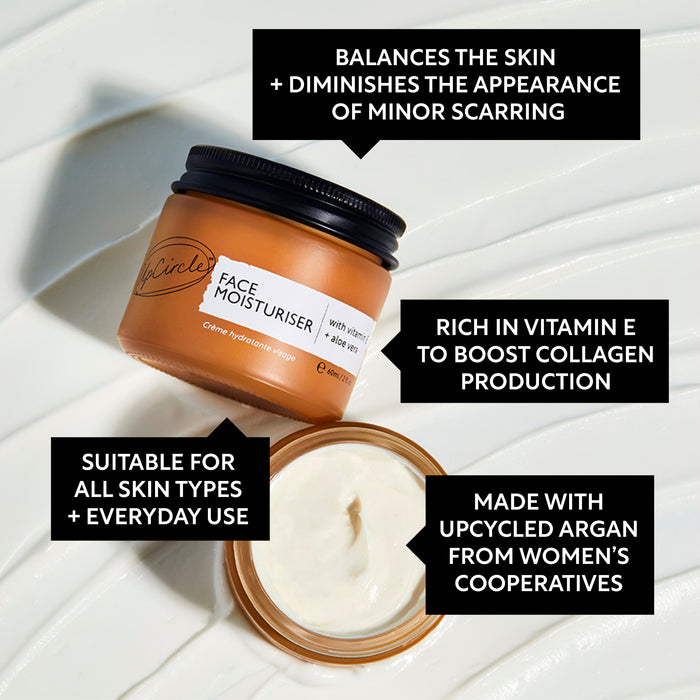 UpCircle Face Moisturiser with Vitamin E 50ml