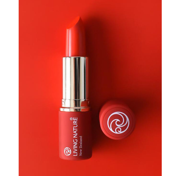 Living Nature Lipstick 15 Electric Coral 4g
