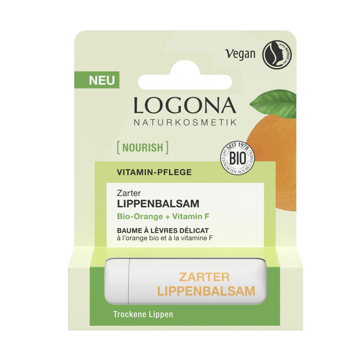 Logona NOURISH Lip Balm Soft Organic-Orange 4.6g