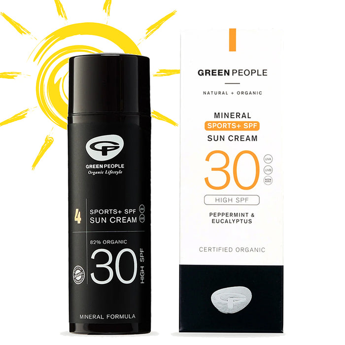 Green People Mineral Sports+ SPF30 Sun Cream 50ml
