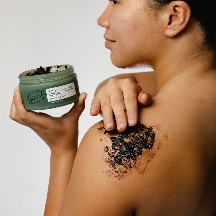 UpCircle Lemongrass Body Scrub with Coffee + Shea Butter 220ml
