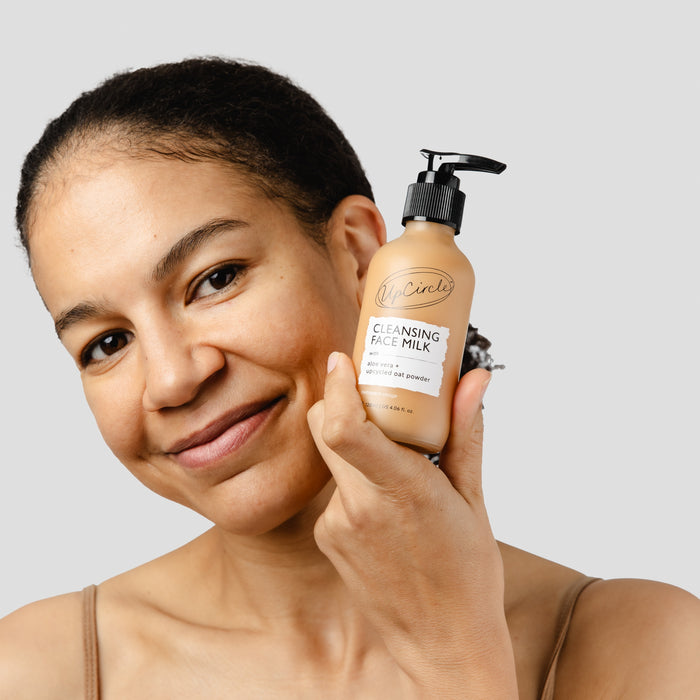 UpCircle Cleansing Face Milk with Oat Powder + Aloe Vera 120ml