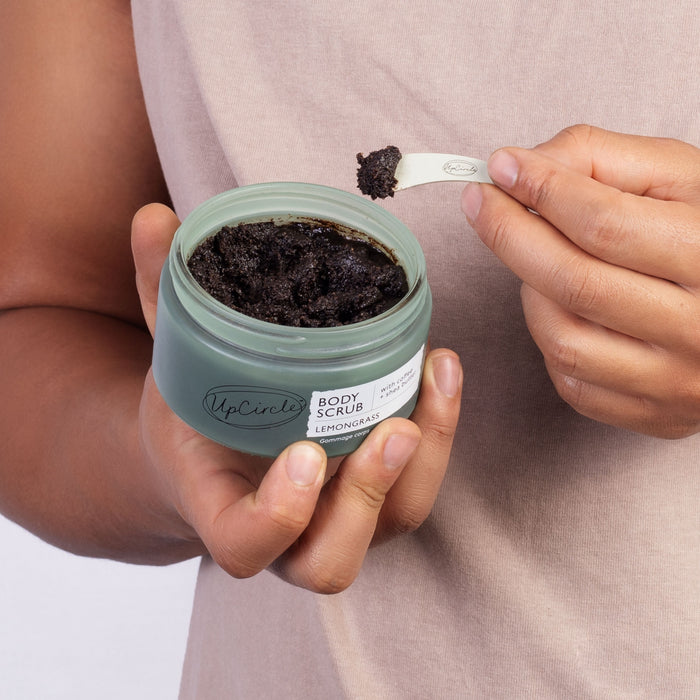 UpCircle Lemongrass Body Scrub with Coffee + Shea Butter 220ml