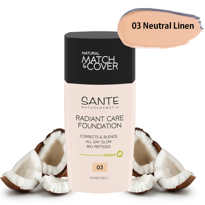 Sante Radiant Care Foundation 03 Neutral Linen 30ml
