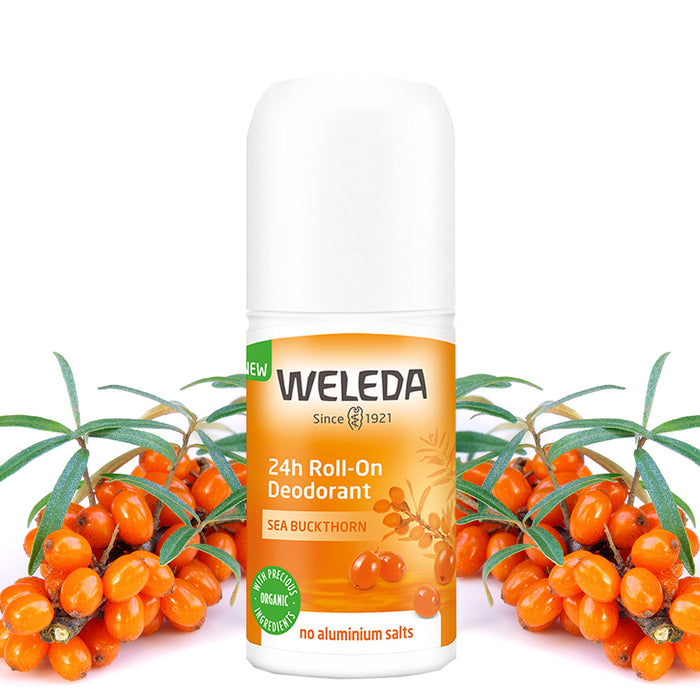 Weleda Sea Buckthorn 24h Roll On Deodorant 50ml