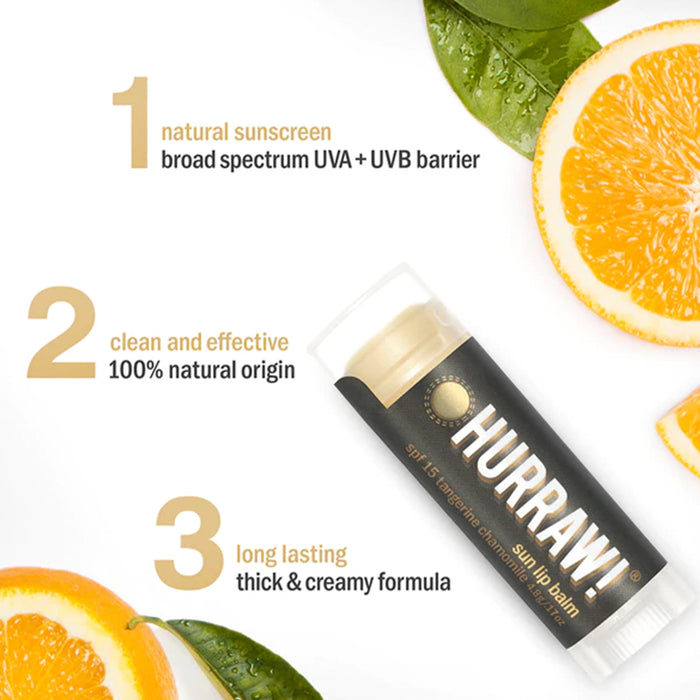 Hurraw Sun Lip Balm SPF15 4.8g