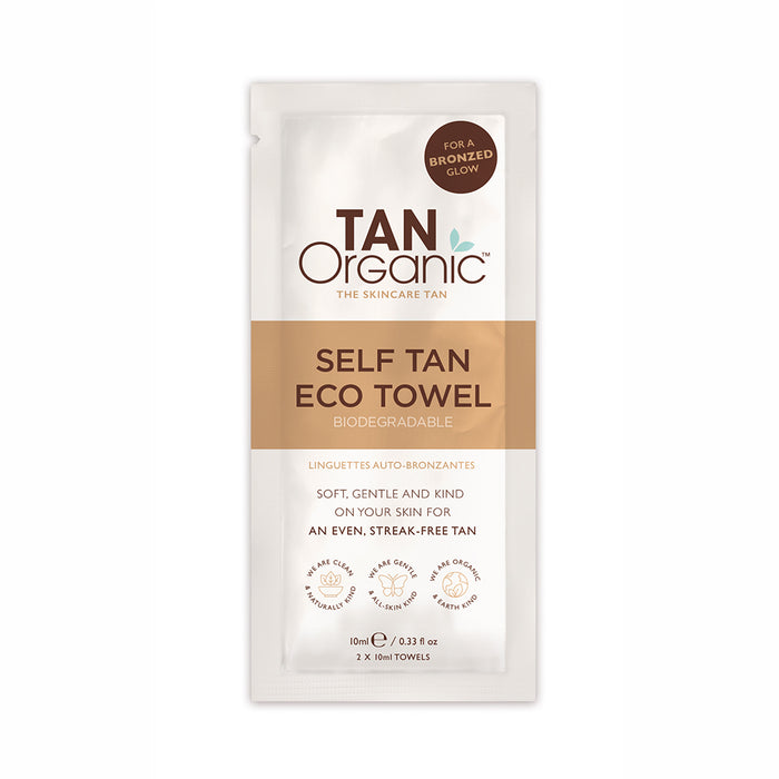 TanOrganic Self Tan Eco Towel 10ml