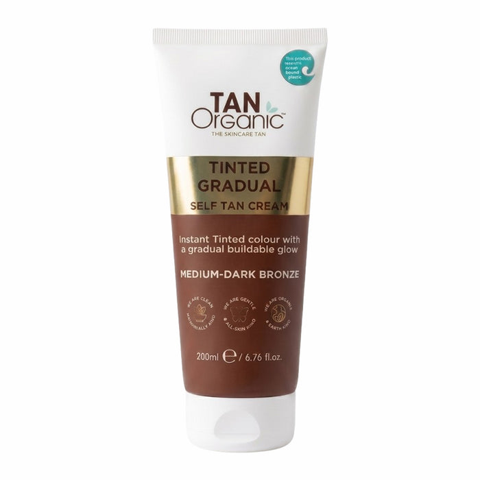 TanOrganic Tinted Gradual Self Tan Cream 200ml