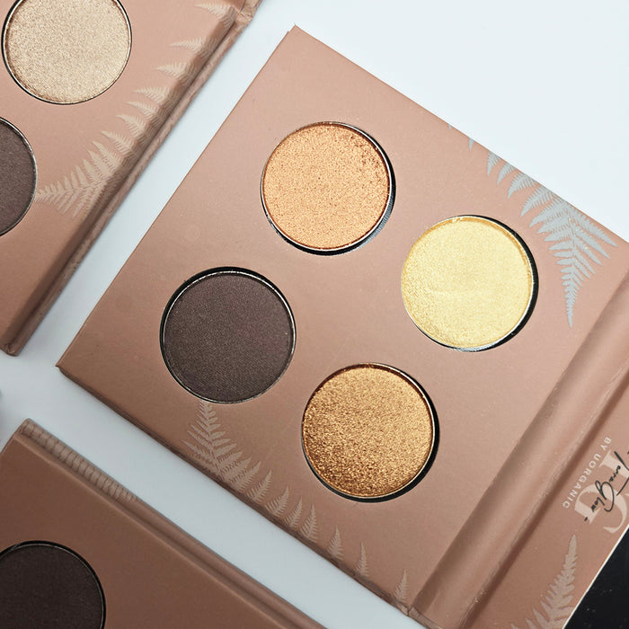 Terra Glow Quad Shimmering Eyeshadow Palette Bronze 6g