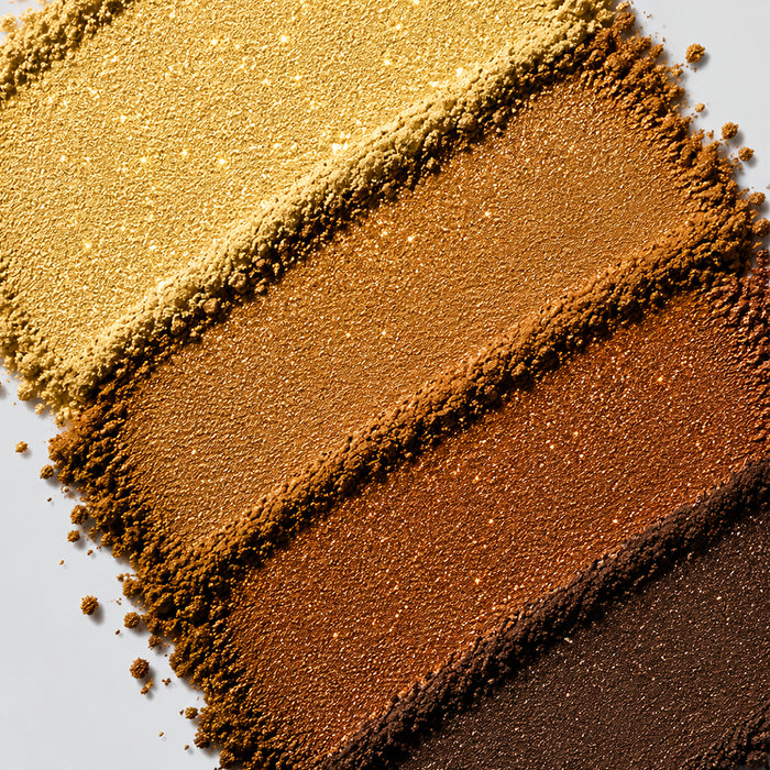 Terra Glow Quad Shimmering Eyeshadow Palette Bronze 6g
