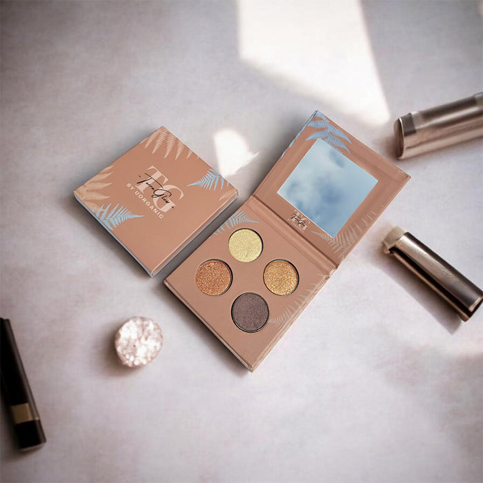 Terra Glow Quad Shimmering Eyeshadow Palette Bronze 6g