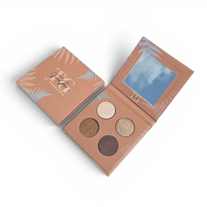 Terra Glow Quad Shimmering Eyeshadow Palette Nudy 6g
