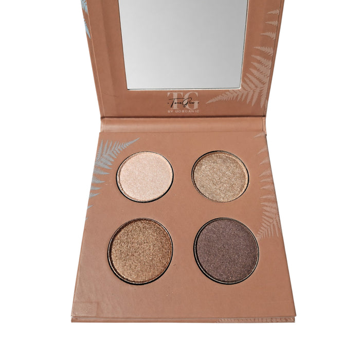 Terra Glow Quad Shimmering Eyeshadow Palette Nudy 6g